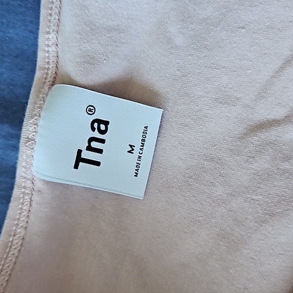 Aritzia TNA Chill Malibu Dress Dusty Pink M - Picture 3 of 11